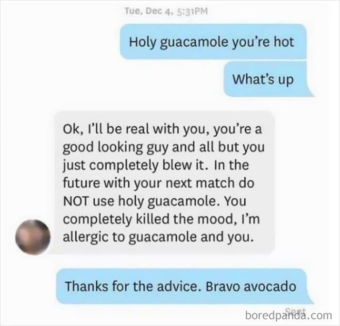 She's Allergic To Guacamole