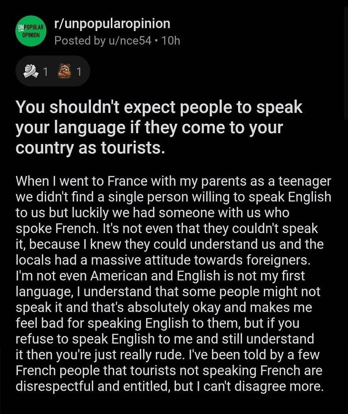 Russia And France Are Something Else On This Topic 😂
follow @r_unpopular.opinion
follow @r_unpopular.opinion
-
-
-
#reddit #redditcomments #redditstories #funnyreddit #cringe #redditcringe #hilarious #dumb #askreddit #r/ #redditally #redditvideos #dankmemes #redditmemes #redditask #redditamerica #redditbest #bestofreddit #topreddit #redditcringe #askredditanswers