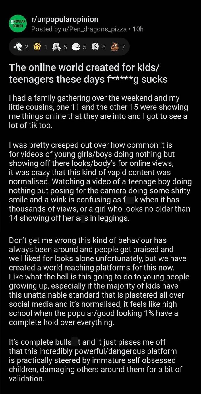 Internet Isnt Made For Kids...
follow @r_unpopular.opinion
follow @r_unpopular.opinion
-
-
-
#reddit #redditcomments #redditstories #funnyreddit #cringe #redditcringe #hilarious #dumb #askreddit #r/ #redditally #redditvideos #dankmemes #redditmemes #redditask #redditamerica #redditbest #bestofreddit #topreddit #redditcringe #askredditanswers