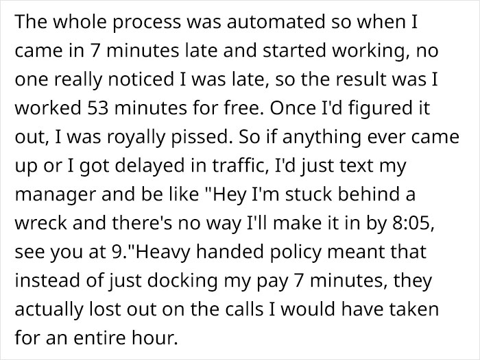 Management Introduces Disciplinary Rules To Make Most Of Employees, Freaks Out When They Turn The Rules Against Them