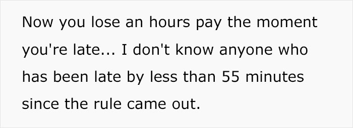 Management Introduces Disciplinary Rules To Make Most Of Employees, Freaks Out When They Turn The Rules Against Them