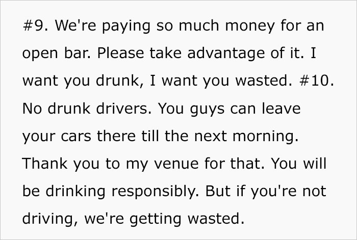 Discussion Online Ensues After This Bride-To-Be Shared A List Of 12 Rules For Guests At Her Upcoming Wedding Discussion Online Ensues After This Bride-To-Be Shared A List Of 12 Rules For Guests At Her Upcoming Wedding