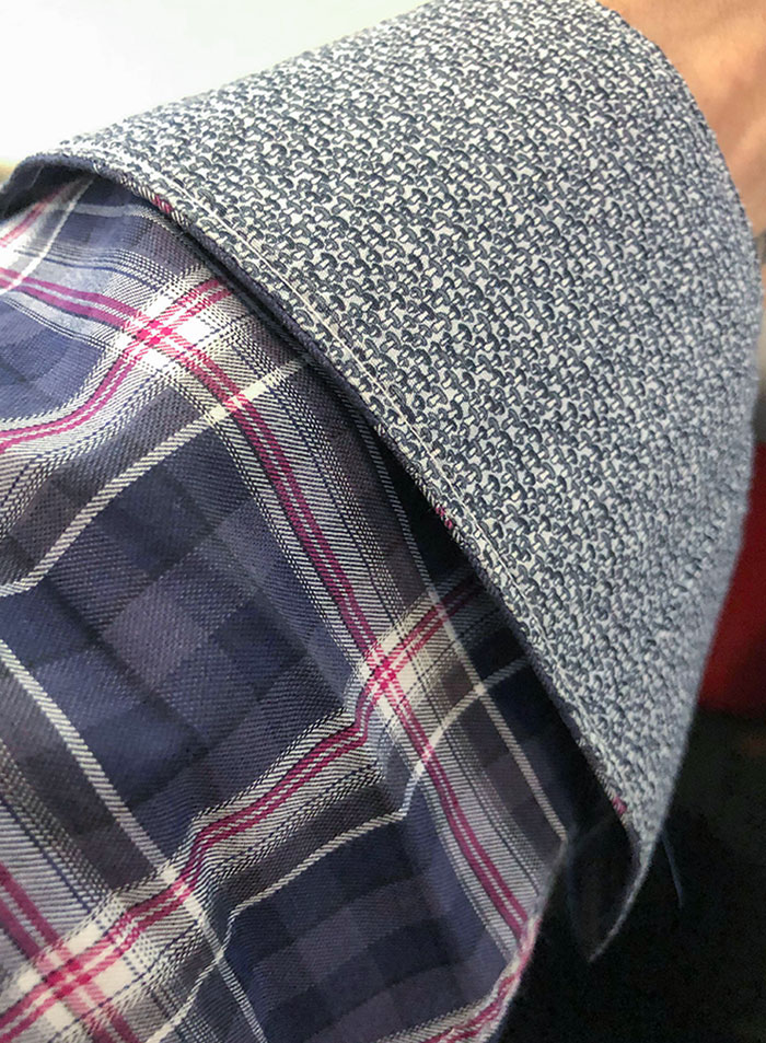 My Shirt’s Cuff Has Thousands Of Mushrooms Printed On It