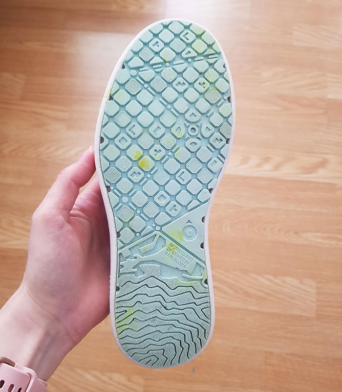 My Spanish Sneakers Have A Map Of Barcelona On The Sole