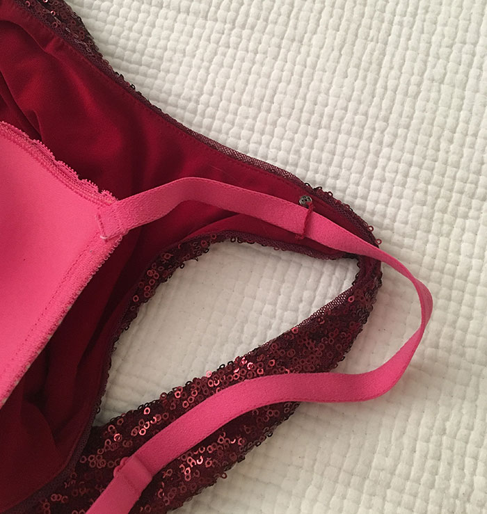 My Dress Has A Clasp On The Inside To Secure Your Bra Strap