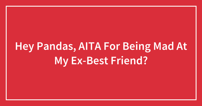 Hey Pandas, AITA For Being Mad At My Ex-Best Friend? (Closed)