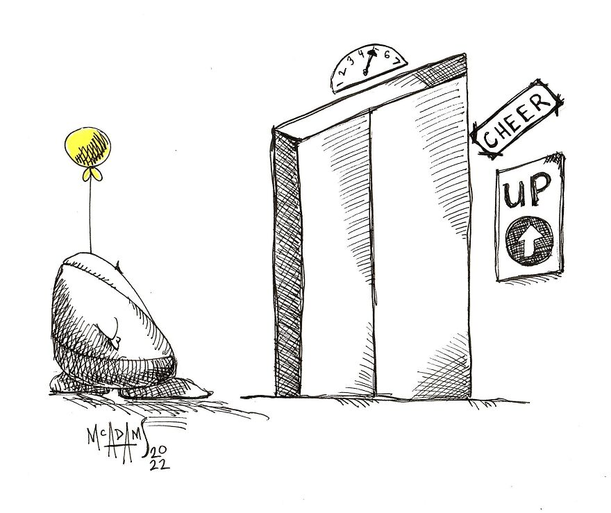 I Create Daily Drawings With Messages Of Positivity For A Wholesome And Curious Character