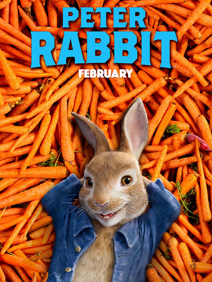 Poster of Peter Rabbit movie 