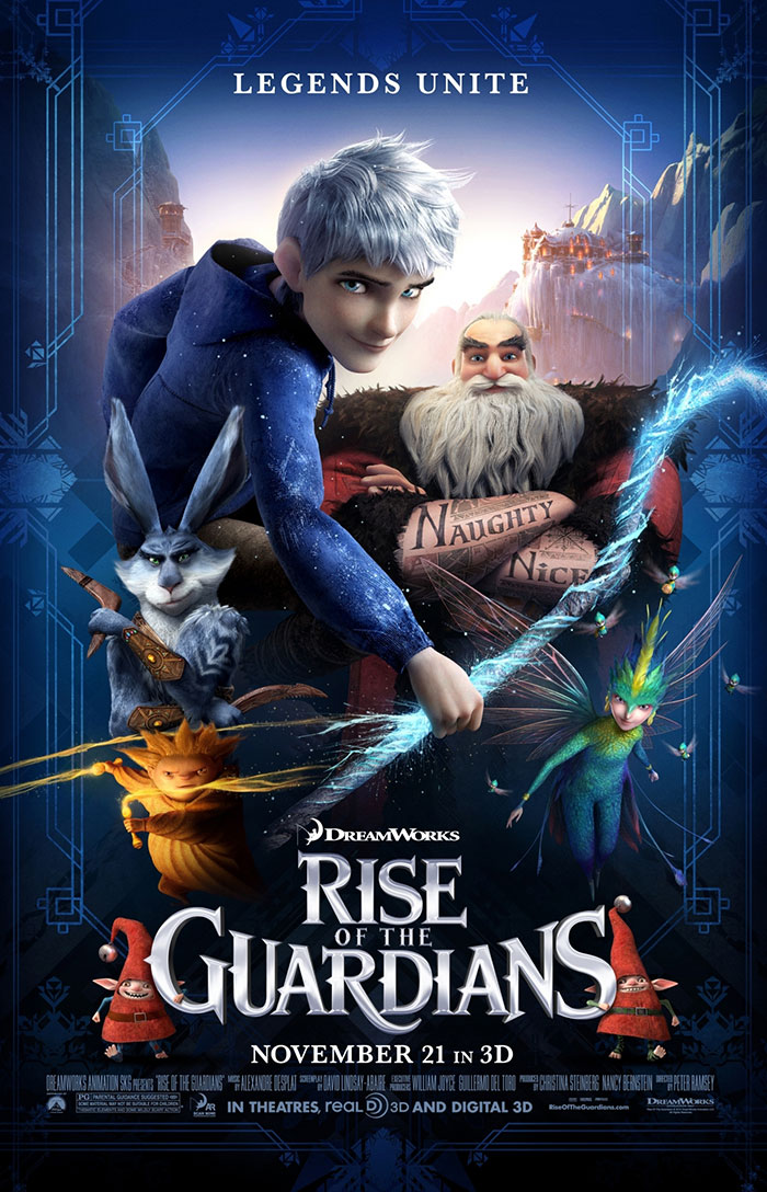 Poster of Rise Of The Guardians movie 