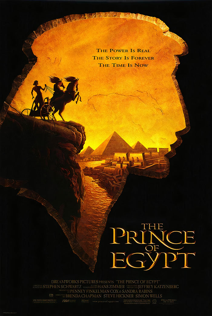 Poster of The Prince Of Egypt movie 