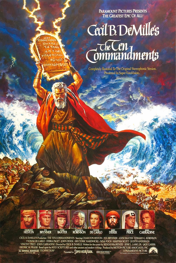 Poster of The Ten Commandments movie 