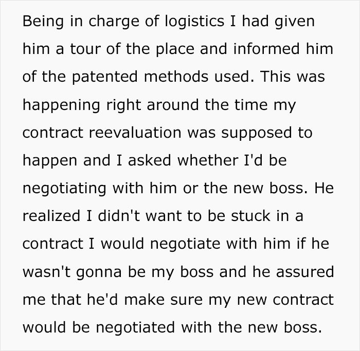 Employee Gets Fired By Greedy New Boss, Destroys The Business By Legally Stopping Production
