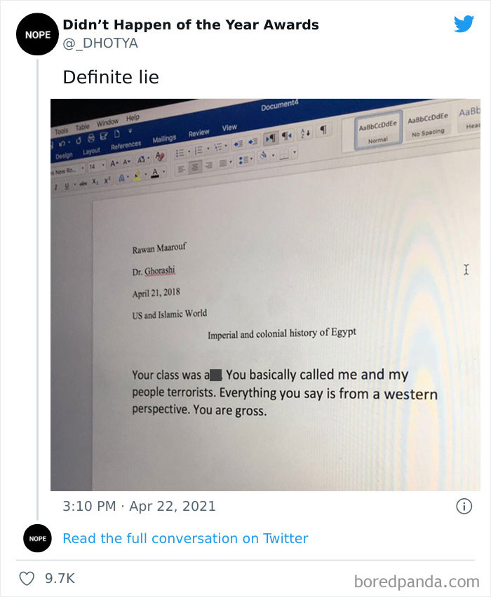 Didn’t Happen Of The Year Awards