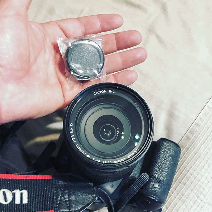 Warning: Look At The Sizes When Shopping For Lens Caps Online. I Think This Lens Cap Was Made For Barbie