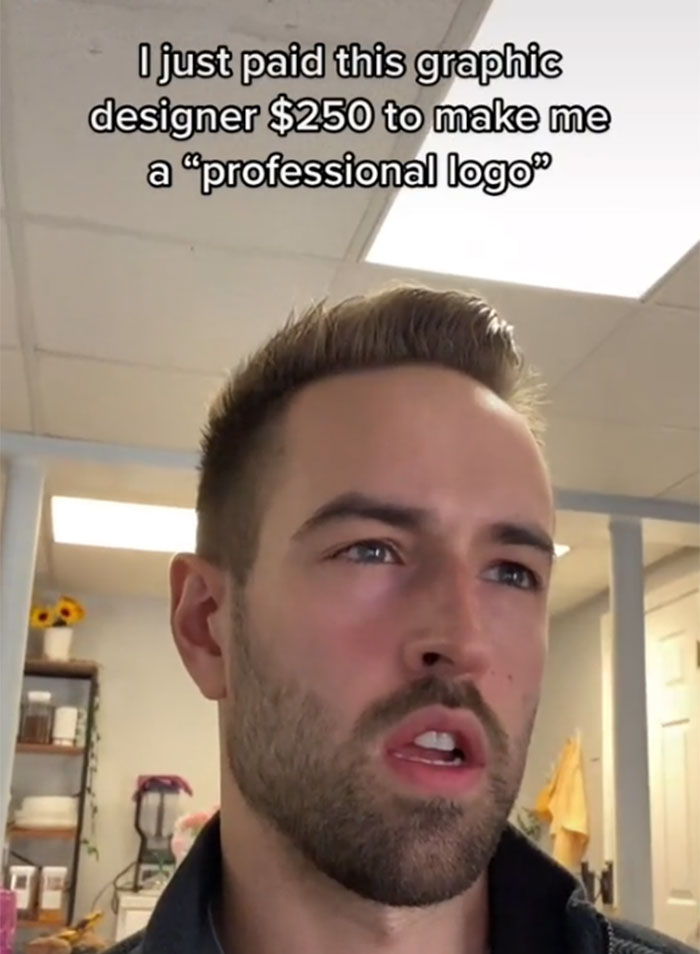 Guy Shows Pathetic Logo He Received After Paying This Designer $250, Internet Responds By Creating Him A New One For Free Guy Shows Pathetic Logo He Received After Paying This Designer $250, Internet Responds By Creating Him A New One For Free