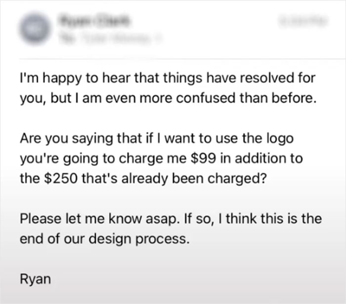 Guy Shows Pathetic Logo He Received After Paying This Designer $250, Internet Responds By Creating Him A New One For Free Guy Shows Pathetic Logo He Received After Paying This Designer $250, Internet Responds By Creating Him A New One For Free
