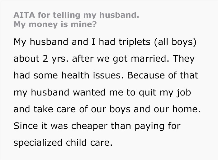Husband Won't Give His Wife A Penny From His Inheritance, Gets Mad When She Does The Same After Inheriting A Small Fortune