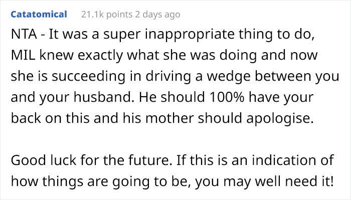 Woman Bans Mother-In-Law From Her House After She Hung A Framed Wedding Photo Of Her Son And His Ex-Wife