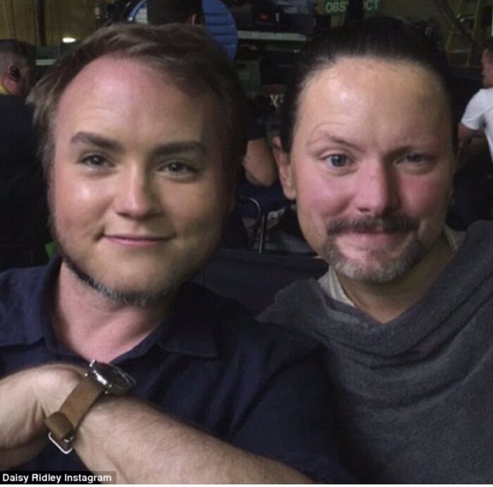 Face Swap On Set Of Star Wars: The Last Jedi