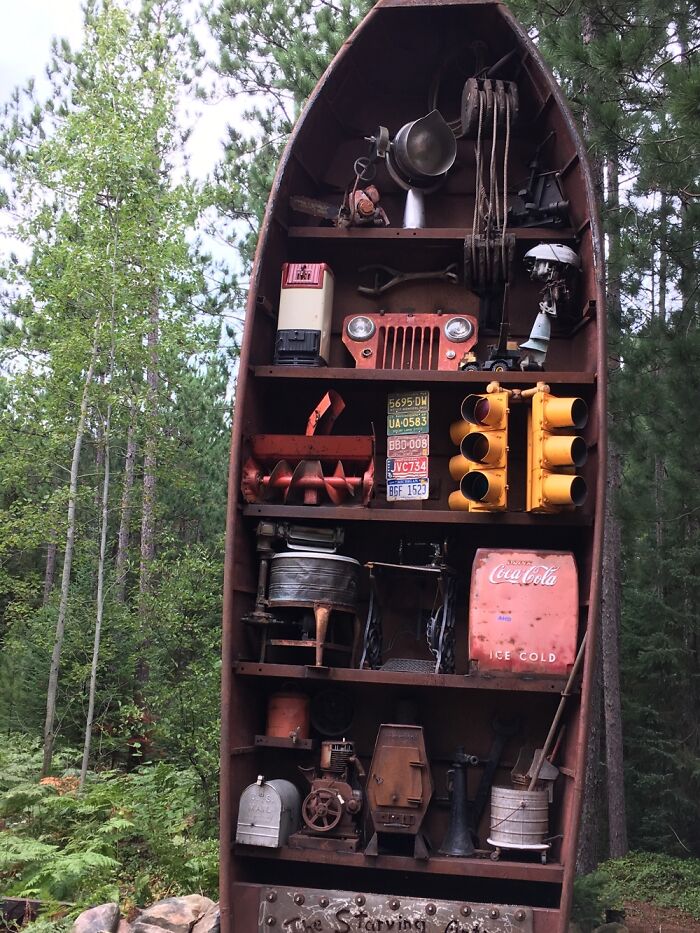 Sculpture Park In Michigan’s Upper Penninsula. Called “Lakenland.”
