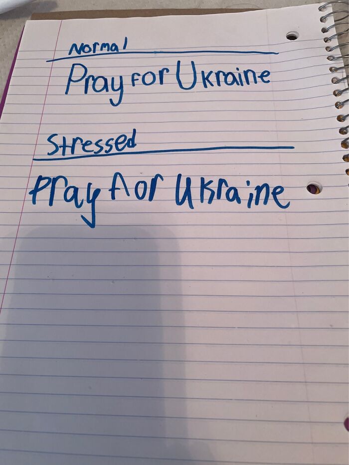 Both My Normal Writing And My Stressed Out Writing