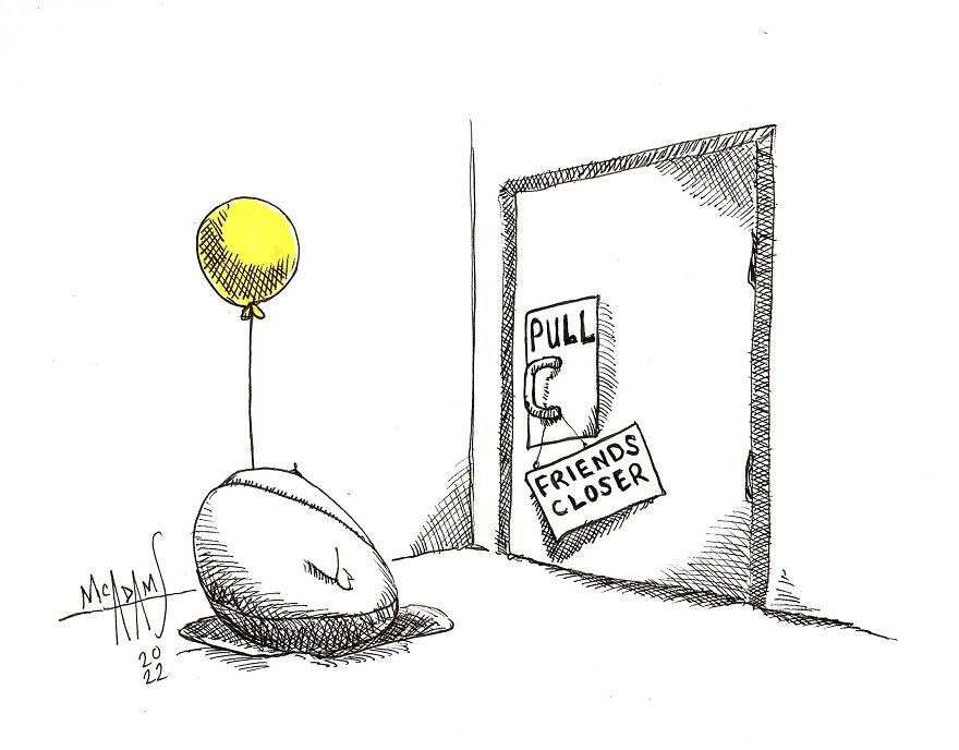 I Create Daily Drawings With Messages Of Positivity For A Wholesome And Curious Character