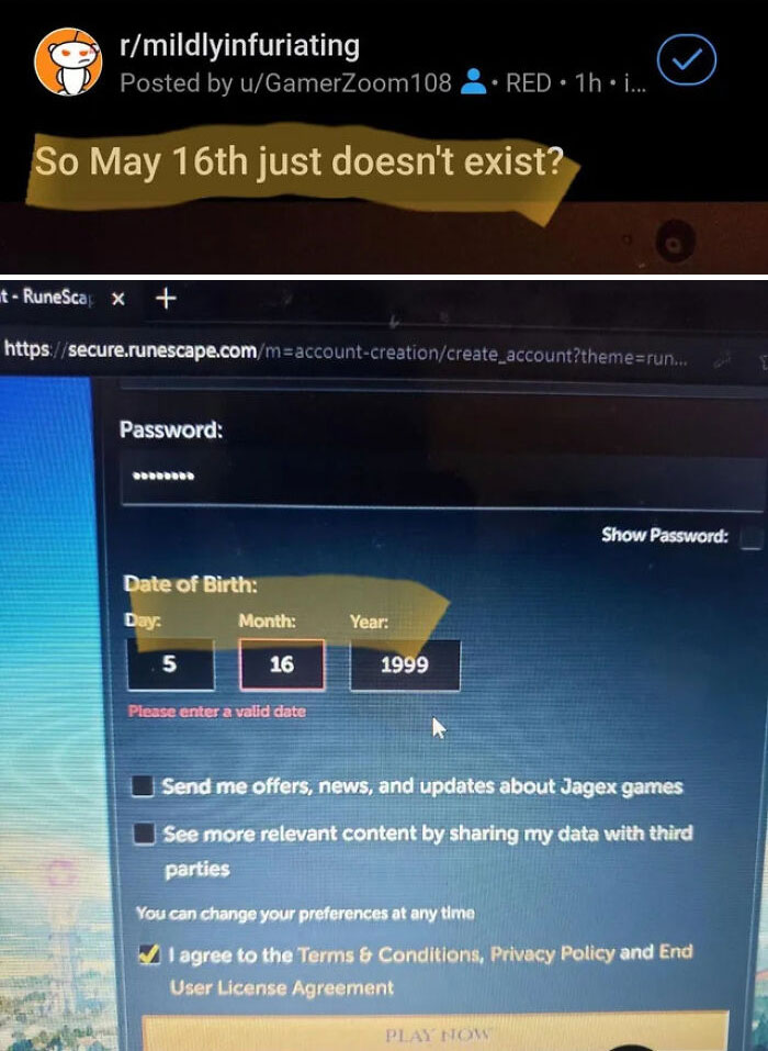 "So May 16th Doesn't Exist?"