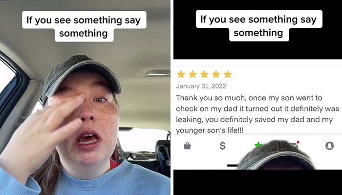 Delivery Person Followed Her Instincts And Ended Up Saving A Customer From A Gas Leak In His House