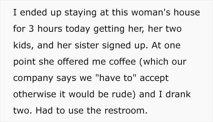 Insurance Agent Gets Fired For Using A Client's Restroom, Takes Revenge By Informing Them About The Situation So They Cancel Their Policy