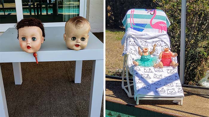 Just Another Normal Day Here. Heads Are Rolling. Creepy Baby Now Has A Sister. I'm Still In Disbelief