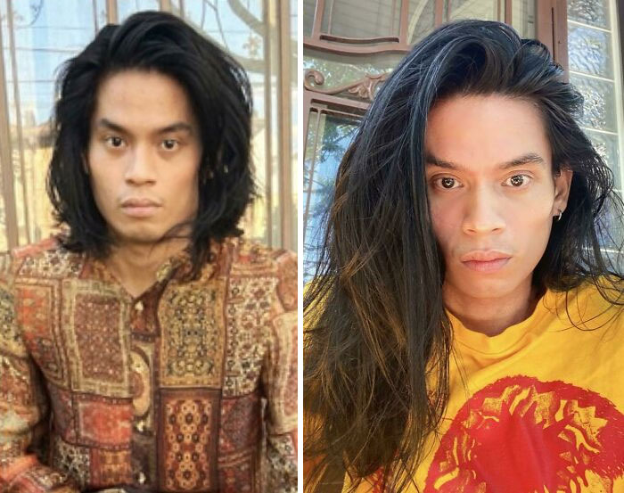 May 2020 vs. May 2021 (Does Long Hair Suit Me? Longest It’s Ever Been)