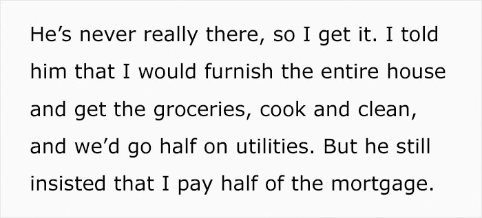 Guy Is Shocked At How Much His Girlfriend Earns, Wants Her To Pay Half Of His Mortgage After Moving In