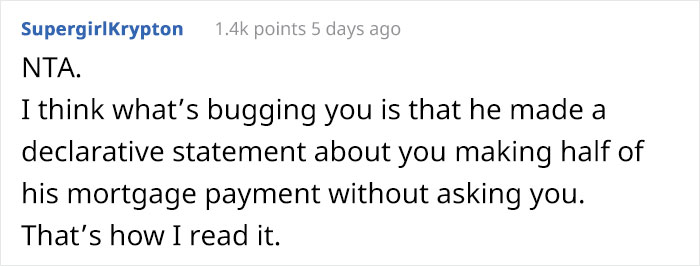 Guy Is Shocked At How Much His Girlfriend Earns, Wants Her To Pay Half Of His Mortgage After Moving In
