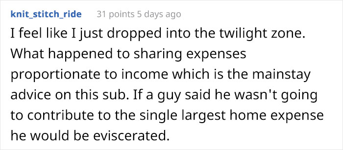 Guy Is Shocked At How Much His Girlfriend Earns, Wants Her To Pay Half Of His Mortgage After Moving In