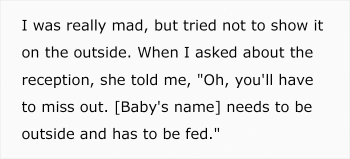 "She Said Someone Would Videotape It For Me": Man Walks Out Of His Sister's Wedding After Realizing He's There As A Babysitter And Not As A Guest