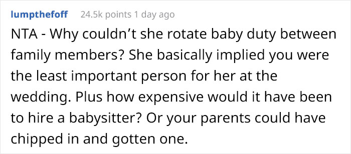 "She Said Someone Would Videotape It For Me": Man Walks Out Of His Sister's Wedding After Realizing He's There As A Babysitter And Not As A Guest