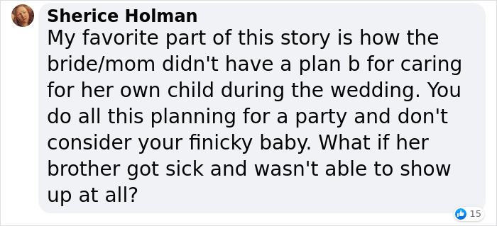"She Said Someone Would Videotape It For Me": Man Walks Out Of His Sister's Wedding After Realizing He's There As A Babysitter And Not As A Guest