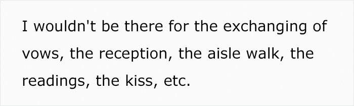"She Said Someone Would Videotape It For Me": Man Walks Out Of His Sister's Wedding After Realizing He's There As A Babysitter And Not As A Guest