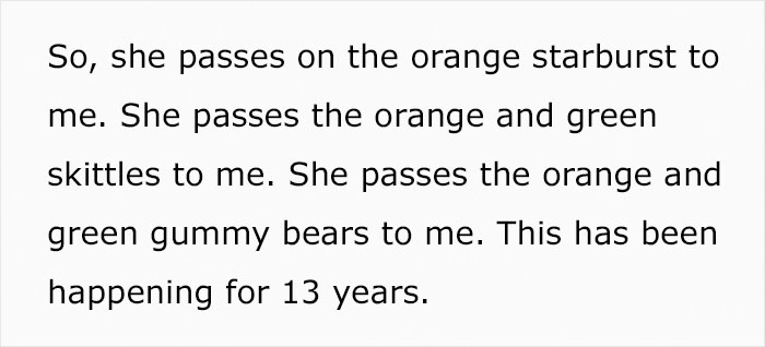"I Don’t Think I’ll Get Any More Gummy Bears": Wife Finds Out Her Husband Has Been Lying About Gummy Flavors For 13 Years "I Don’t Think I’ll Get Any More Gummy Bears": Wife Finds Out Her Husband Has Been Lying About Gummy Flavors For 13 Years