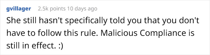 Employee Teaches Manager A Lesson By Maliciously Complying To Her Rule About Clocking Out Only With Permission Employee Teaches Manager A Lesson By Maliciously Complying To Her Rule About Clocking Out Only With Permission