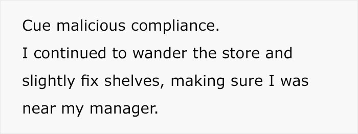 Employee Teaches Manager A Lesson By Maliciously Complying To Her Rule About Clocking Out Only With Permission Employee Teaches Manager A Lesson By Maliciously Complying To Her Rule About Clocking Out Only With Permission