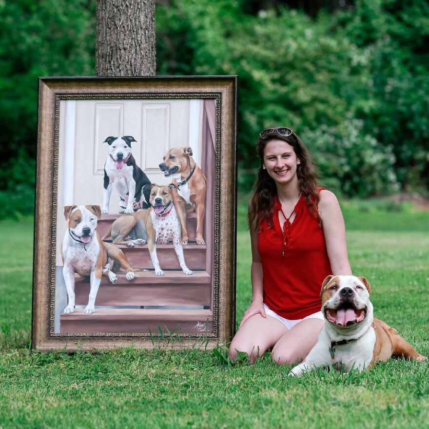 Me, Ace And One Of His Portraits
