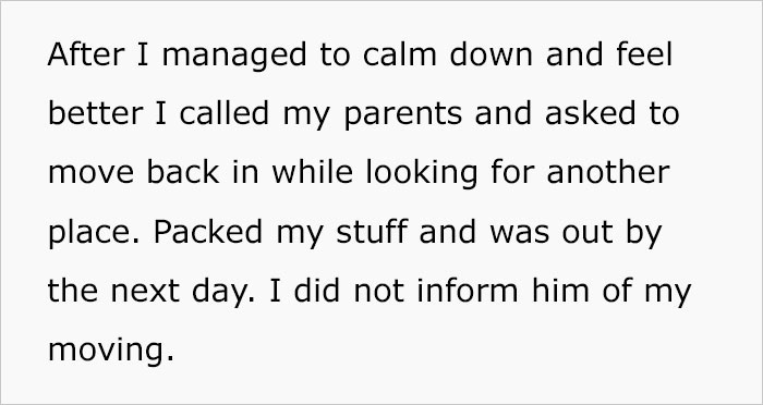 Guy Specifically Tells Roommate To Not Touch His Food, But He Does Anyway, So He Gets Left Alone Without Any Notice In A Place He Can&rsquo;t Afford By Himself