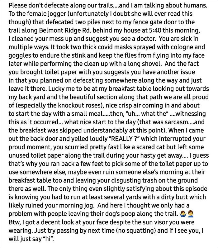 This Was Posted On My Local Nextdoor Today...