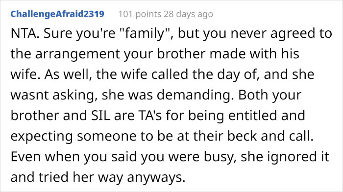 "Am I Wrong For Leaving The House When My SIL Said She Was On Her Way To Drop The Kids Off For Me To Watch?" "Am I Wrong For Leaving The House When My SIL Said She Was On Her Way To Drop The Kids Off For Me To Watch?"