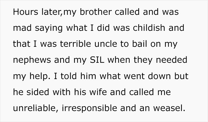 "Am I Wrong For Leaving The House When My SIL Said She Was On Her Way To Drop The Kids Off For Me To Watch?" "Am I Wrong For Leaving The House When My SIL Said She Was On Her Way To Drop The Kids Off For Me To Watch?"