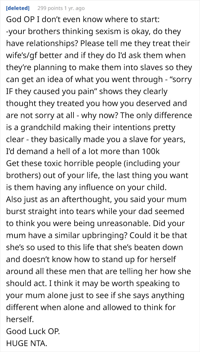 After Trying To Stop Their Only Daughter From Attending College, Parents Are Met With A Pricey Ultimatum When Asked To Be Forgiven Years Later
