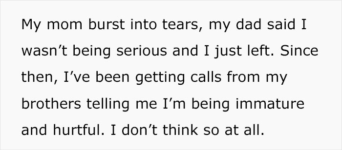 After Trying To Stop Their Only Daughter From Attending College, Parents Are Met With A Pricey Ultimatum When Asked To Be Forgiven Years Later
