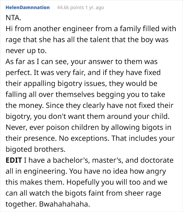 After Trying To Stop Their Only Daughter From Attending College, Parents Are Met With A Pricey Ultimatum When Asked To Be Forgiven Years Later