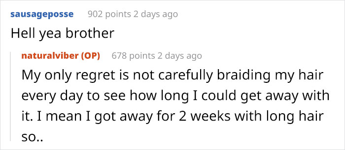Delusional Boss Fires A High-Achieving Worker After He Refused To Cut His Hair Short For Work Delusional Boss Fires A High-Achieving Worker After He Refused To Cut His Hair Short For Work